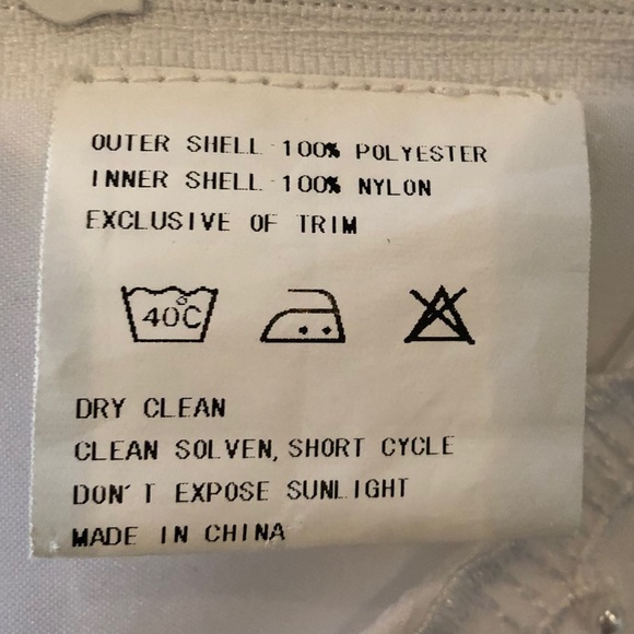 Elegant Aline White Flower Girl Dress Sz 8 1/2 - Picture 7 of 8